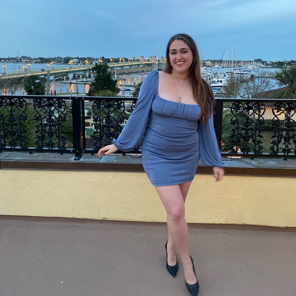 Princess Polly size 8 bodycon peasant dress - Picture 4 of 4